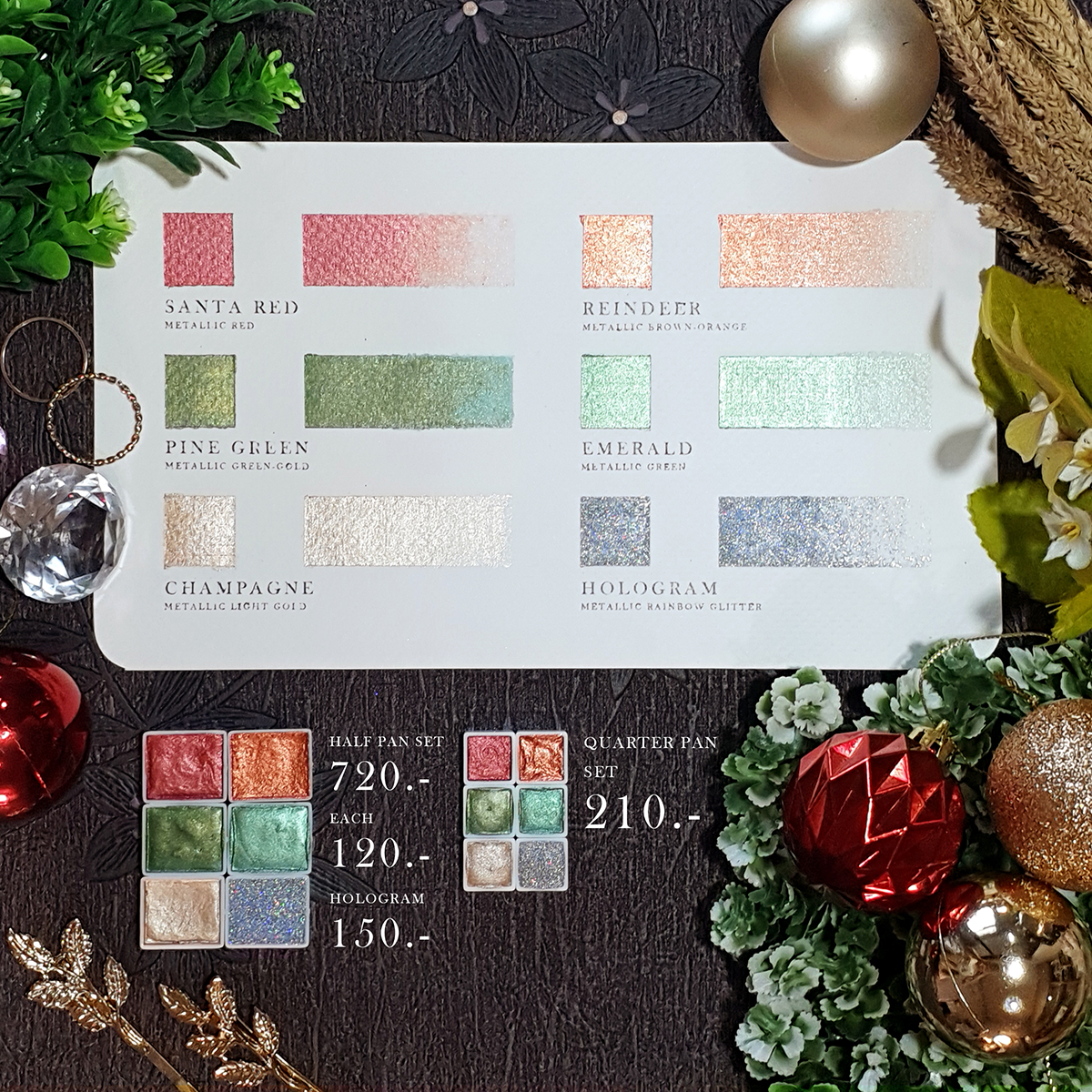 [ HANDMADE WATERCOLOR ] CHRISTMAS SERIES