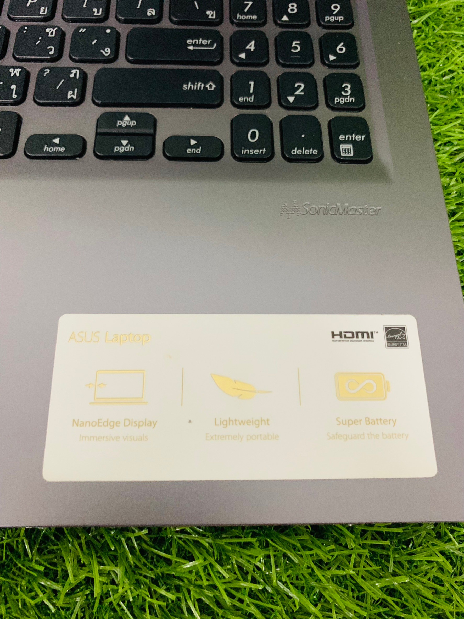 โน้ตบุ๊ค Notebook Asus VivoBook X515JA(i3-1005G1/4GB/M.2 512GB)+Adapter+กระเป๋า จอ๔ลอกเล็กน้อย ไม่มีผลต่อการใช้งาน