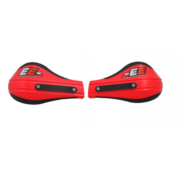 ใบการ์ดแฮนด์ Enduro Engineering EVO2 Red Plastic Outer Mount Roost Deflectors