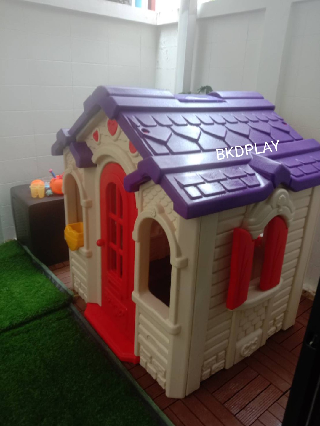ส่งฟรี! บ้านเจ้าหญิงสีขาวม่วง บ้านของเล่น ,บ้านเด็ก ,บ้านพลาสติกของเล่นเด็ก,พร้อมส่ง