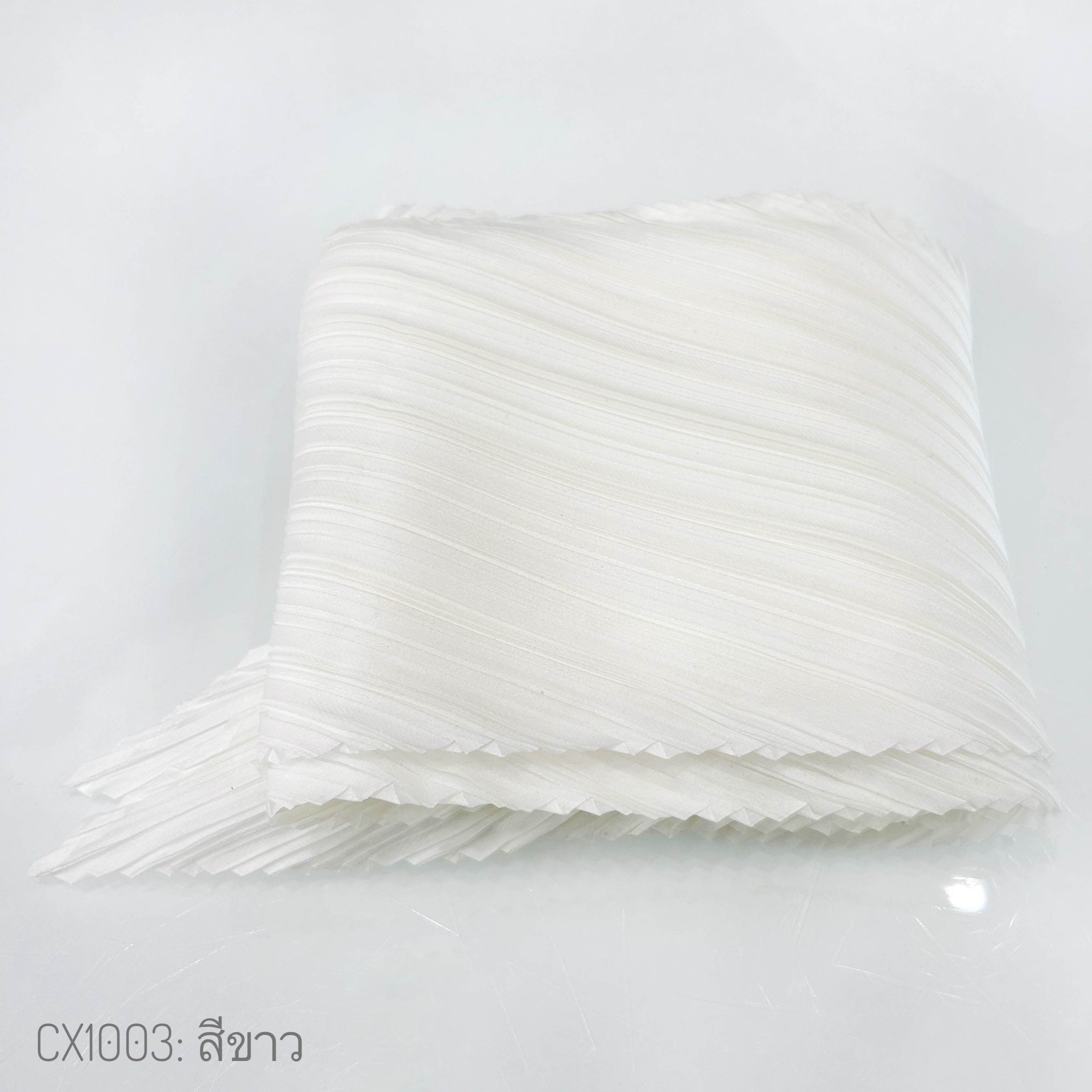2MUAY CX1003 ผ้าพันคออัดพลีท BASIC PLEATED SCARF 21 สี