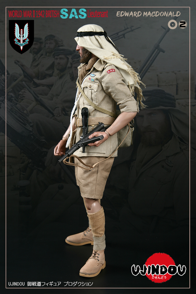 [สั่งจอง]UJINDOU U9002 1/6 WWII BRITISH SAS LIEUTENANT EDWARD MACDONALD 1942