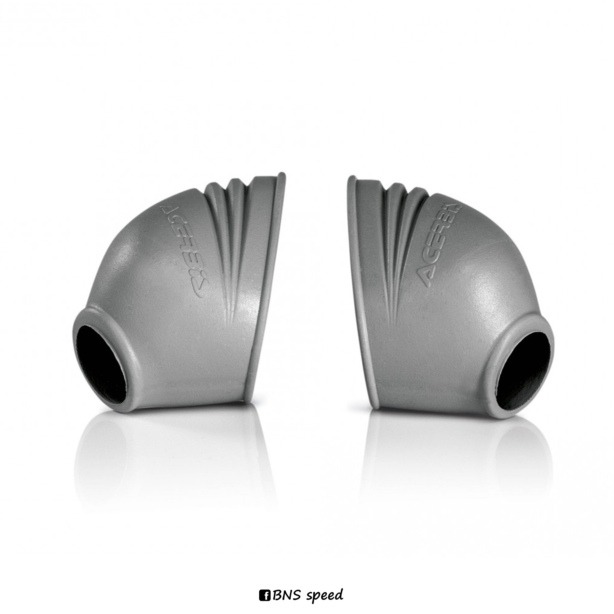 ยางรองพักเท้า Acerbis Foot Peg Covers SILVER