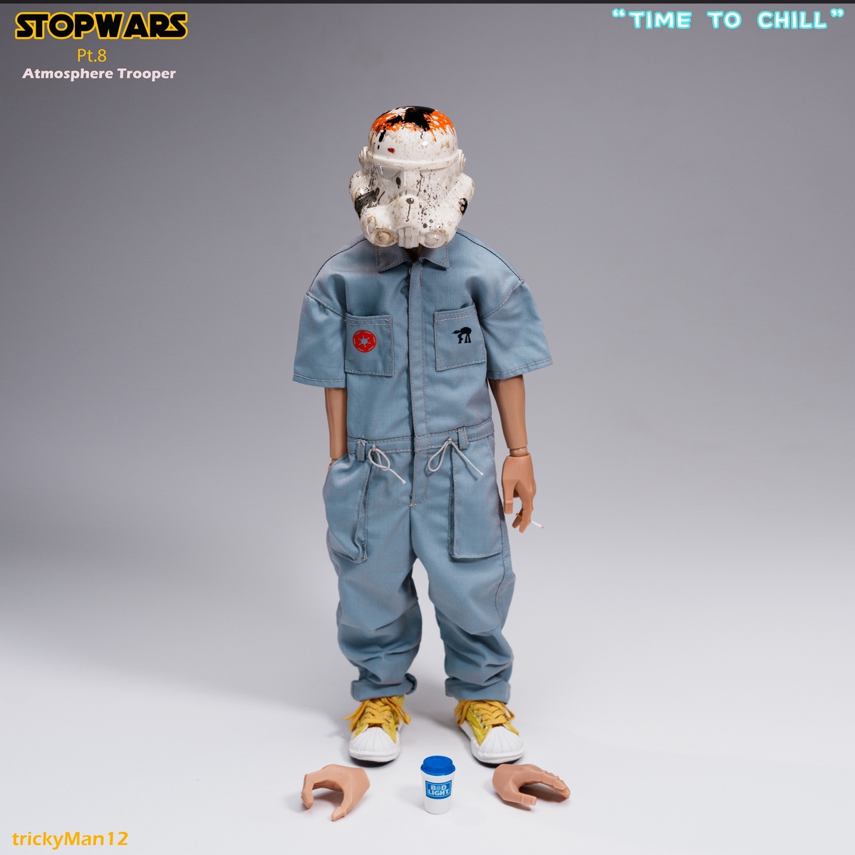 [พร้อมส่ง]trickyMan12 1/6 : STOPWARS Atmosphere Trooper Set - Pt.8