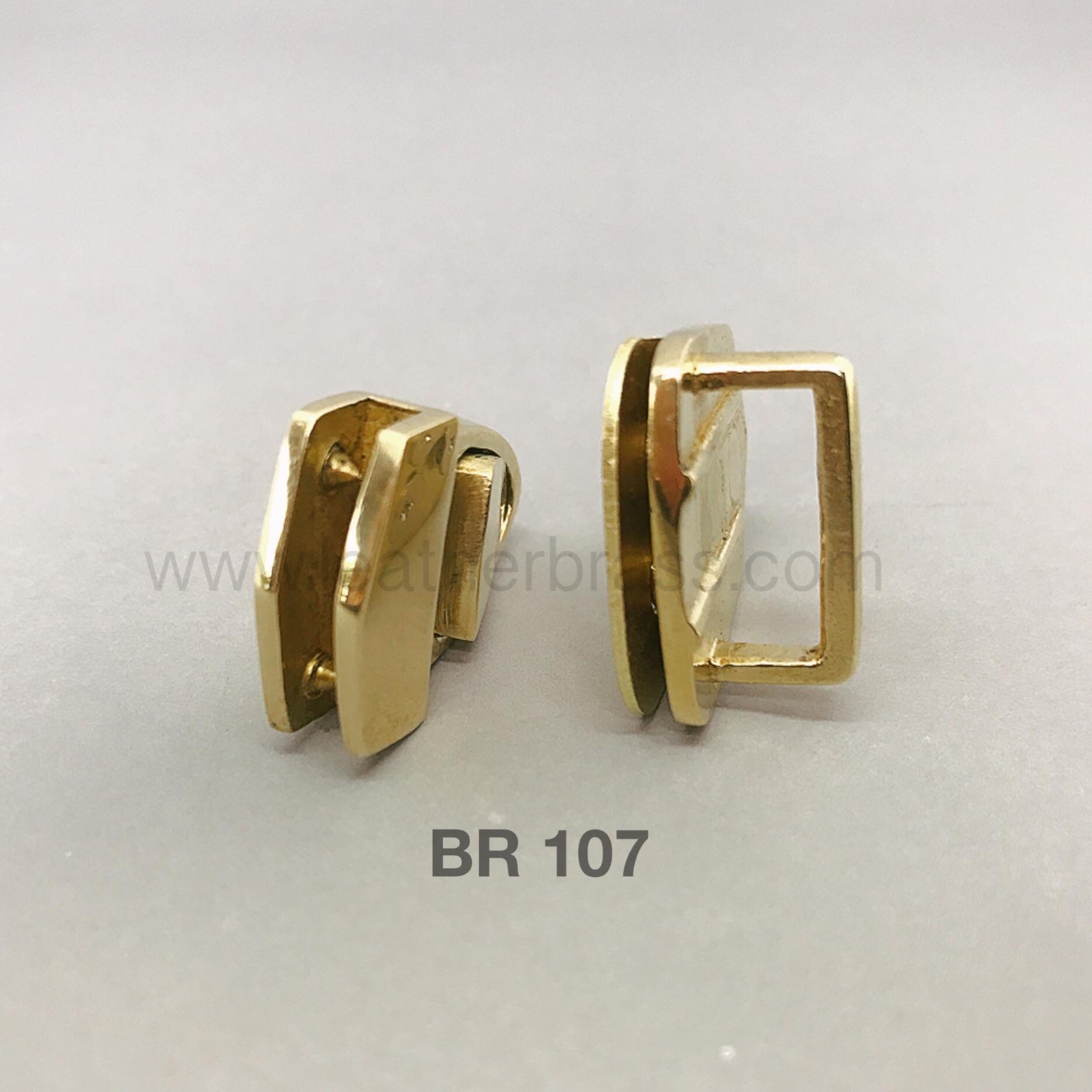 BR107 อะไหล่ล็อกกระเป๋า Classic อะไหล่กระเป๋าสะพาย อะไหล่ทองเหลืองแท้ leatherbrass**ราคาต่อชิ้น**