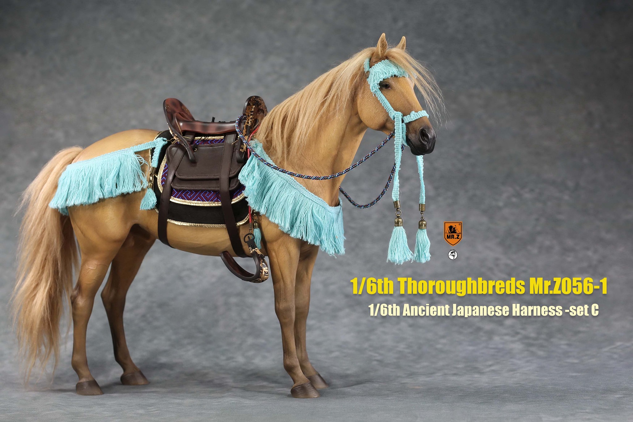 [สั่งจอง]MR.Z MRZ056 1/6 animal model No.56 : Thoroughbreds （all 5 colours） MR.Z 1/6 : Ancient Japanese Harness Set