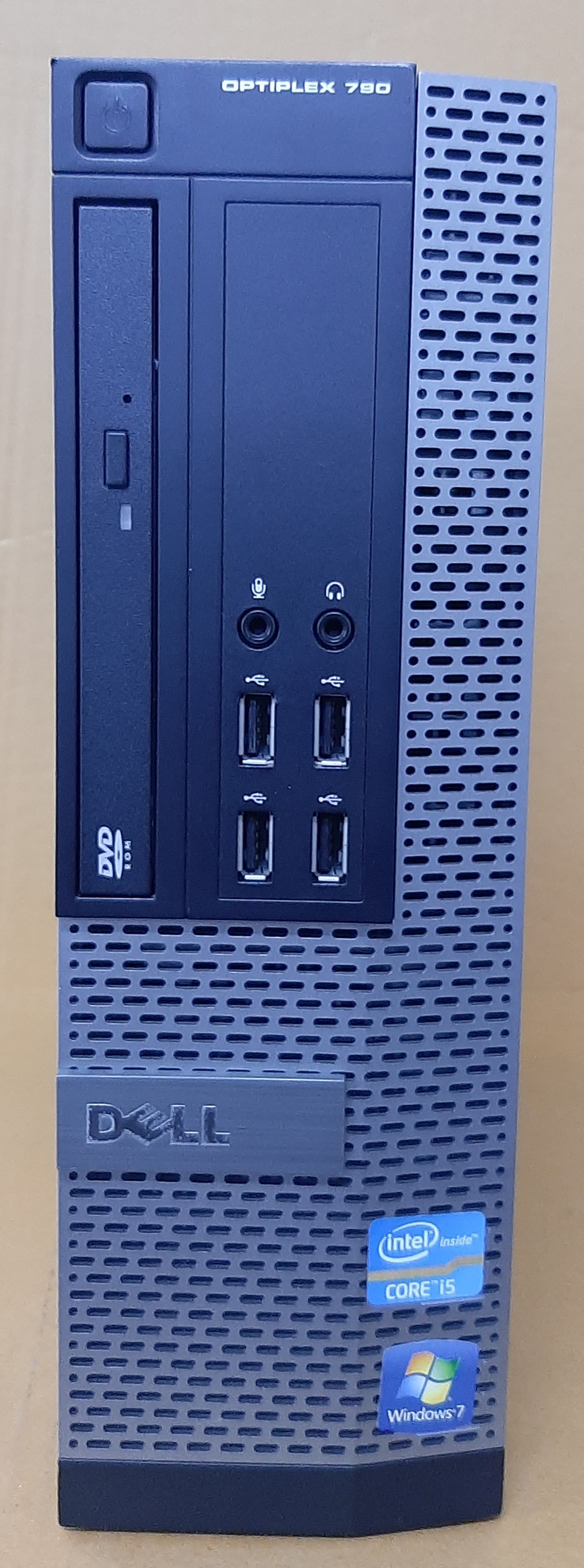 พีซีมือสอง สภาพดี ประกันร้าน 1 ร้าน Dell OptiPlex 790 SFF Gen2 (i7-2600 Ram8GB SSD120GB)