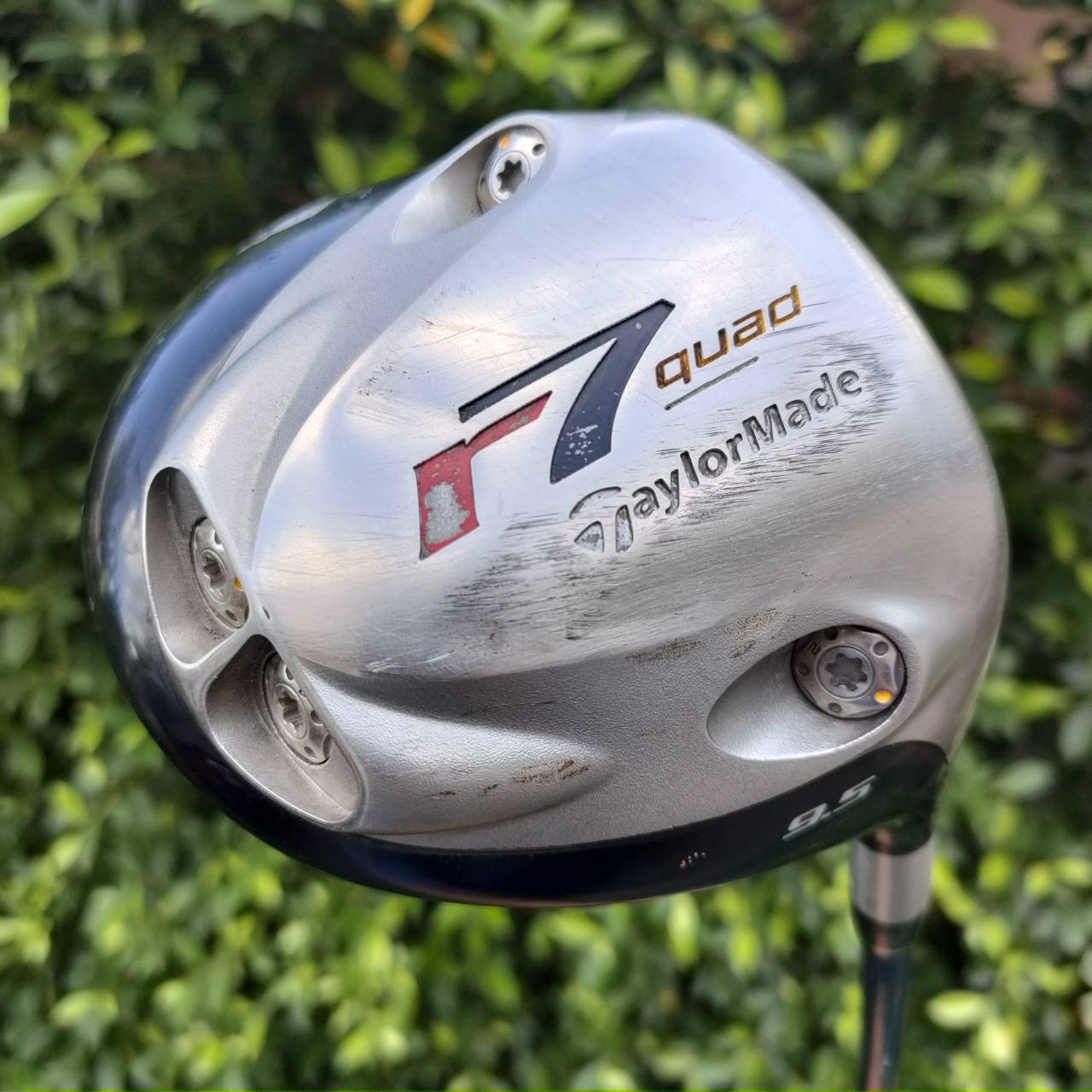 DRIVER TAYLORMADE R7 QUAD องศา 9.5 ก้าน YONEX UIEIMUM Ti 310 FLEX R-1 หมุดถ่วง 4 จุด ไขปรับได้ตามแต่ละวงสวิง!! ไม้กอล์ฟมือสอง ของแท้ BY NakaraLuxurious