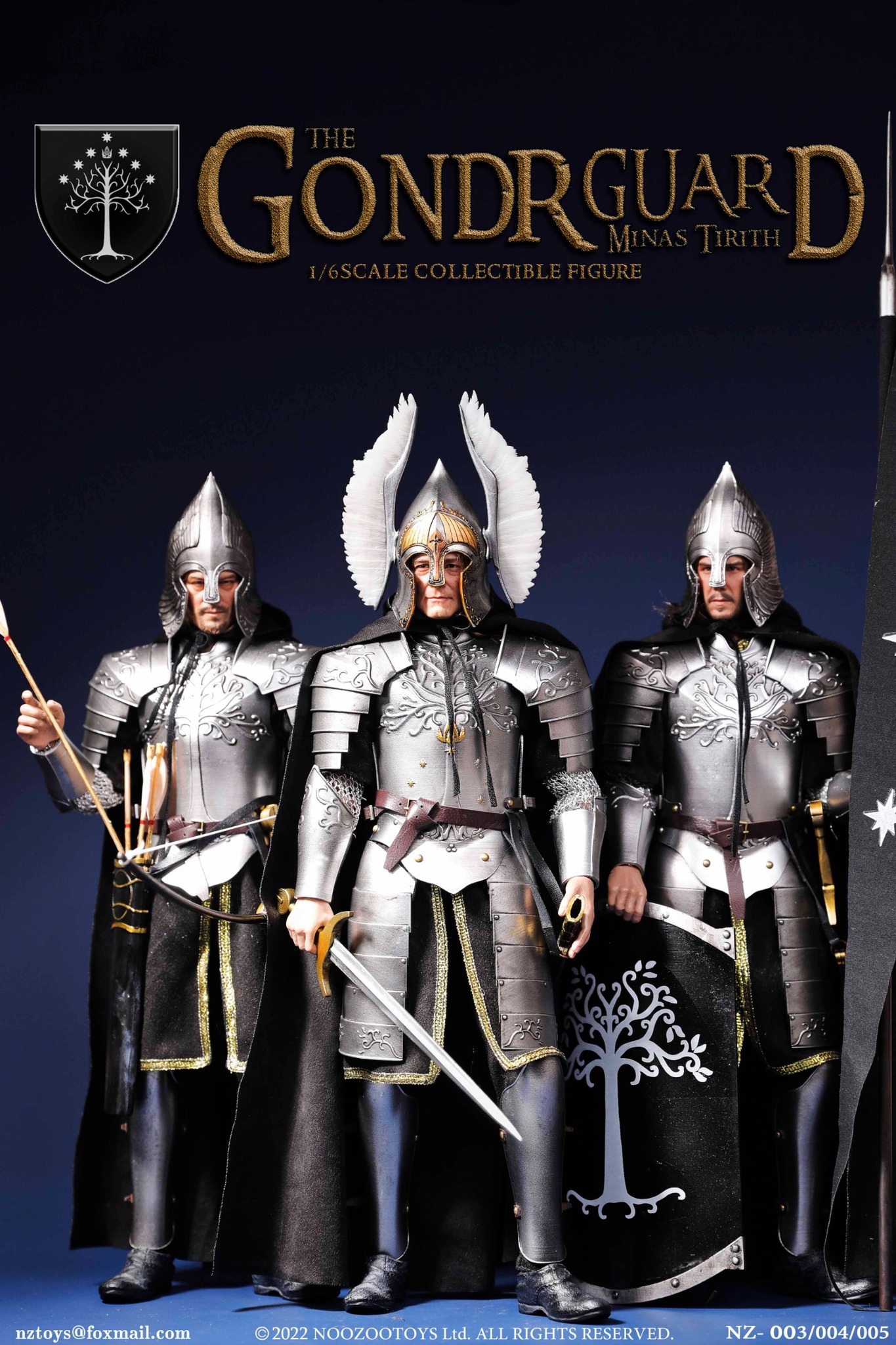 [สั่งจอง]NOOZOOTOYS 1/6 : The GONDOR GUARD MINAS TIRITH (Die casting alloy)