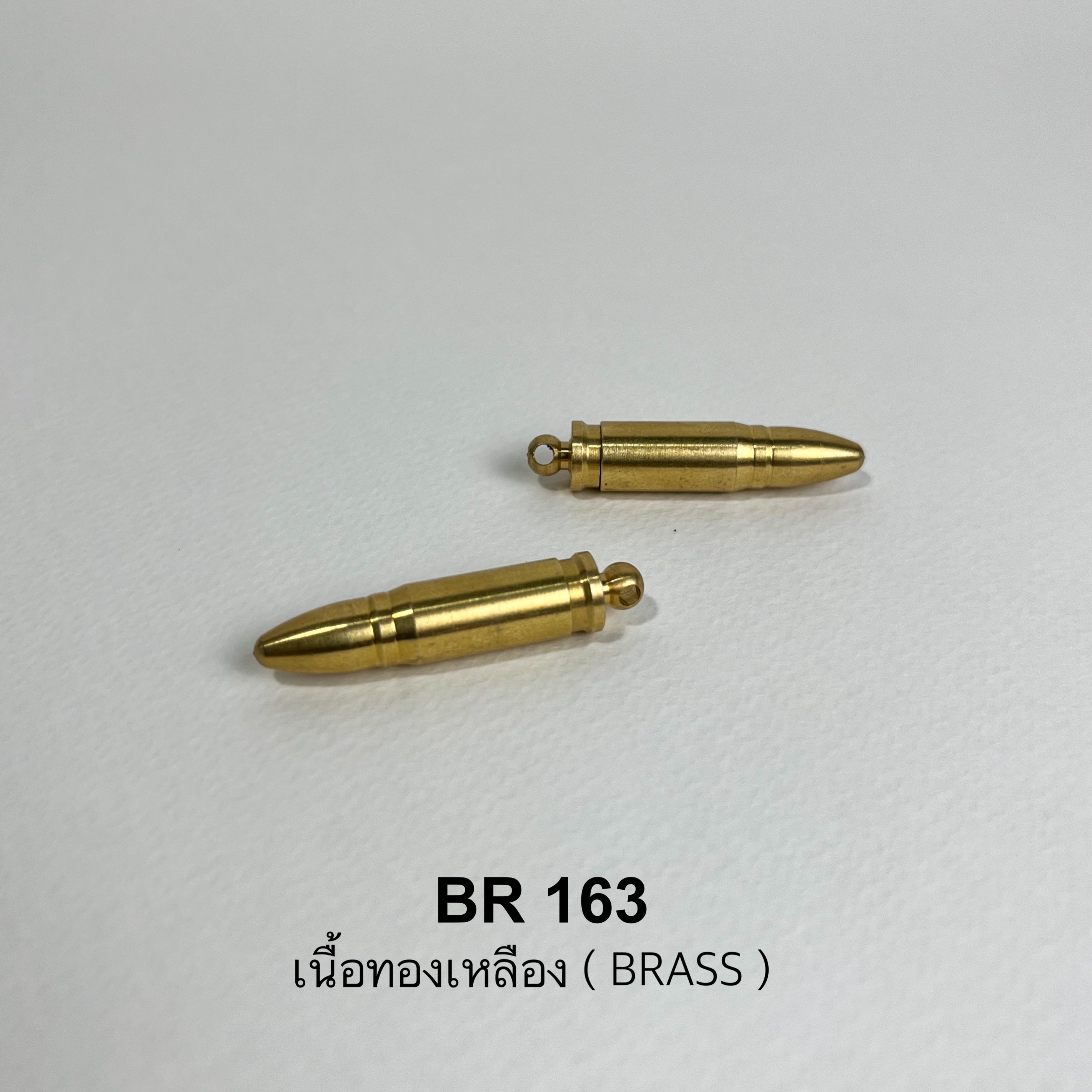 BR163 จี้สร้อยคอ เครื่องประดับ ไม่รวมเชือก อุปกรณ์ทองเหลืองแท้ อุปกรณ์งานหนัง **ราคาต่อชิ้น**