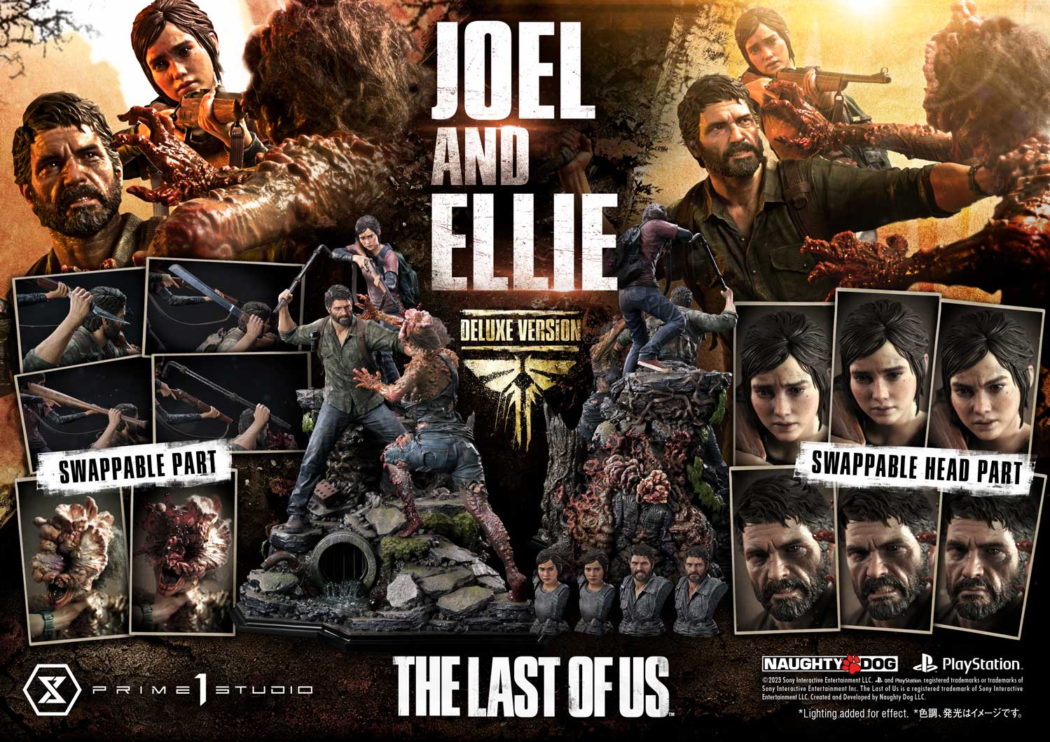 [สั่งจอง]Prime 1 Studio 1/4 : Joel ＆ Ellie (The Last of Us Part 1)