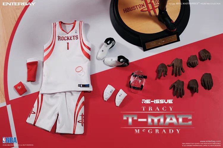[สั่งจอง] ENTERBAY RM-1067 1/6 : Real Masterpiece NBA Collection - Tracy Mcgrady（Limited Retro Edition)