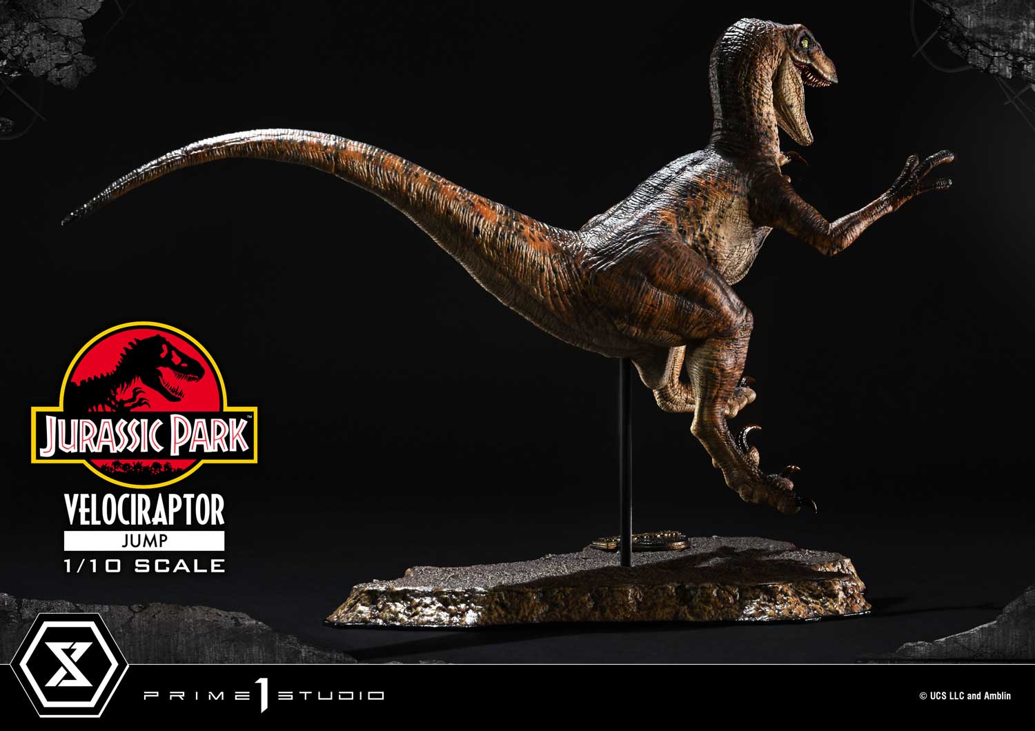 [สั่งจอง] Prime 1 Studio PCFJP-06 : Velociraptor Jump (Jurassic Park)