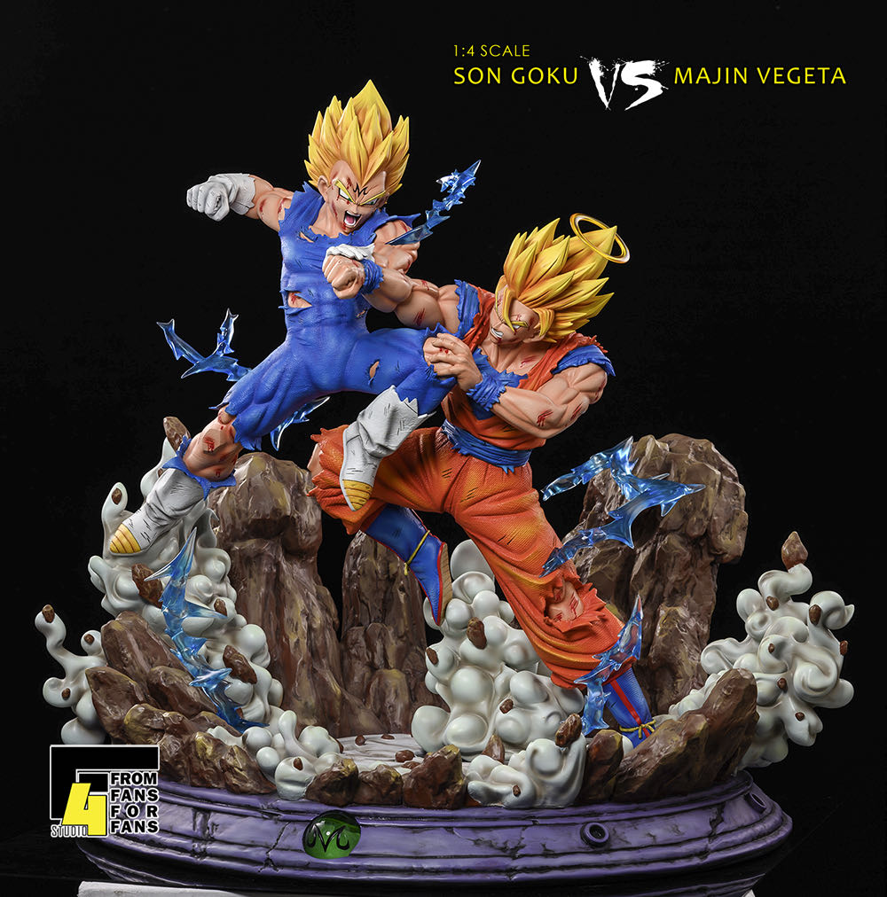 [สั่งจอง]F4 Studio 1/4 Scale : Son Goku VS Majin Vegeta