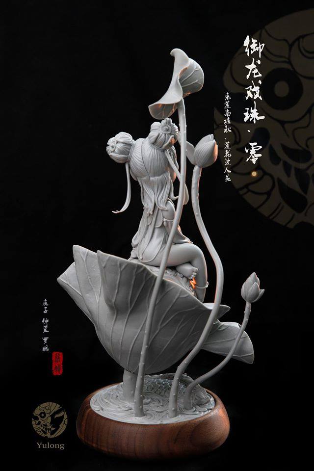 [สั่งจอง]Yulong Studio : Yulong Play Beads Zero Statue [Grey / White Tooth Ver.]