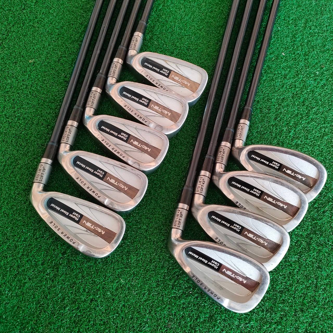 ชุดเหล็ก MCKENLT MC-TEN POWER SOLE มีเหล็ก 3-9 PW SW ก้าน MC-TEN FLEX R เหล็กใบใหญ่ตีง่ายน้ำหนักเบาครับ