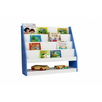 ชั้นคุณวางหนังสือ 4 ชั้น ชั้นล่างโล่ง,ชั้นวาง ,ชั้นวางหนังสือ , เฟอร์นิเจอร์เด็ก, สำหรับโรงเรียน ศูนย์พัฒนาเด็กเล็ก