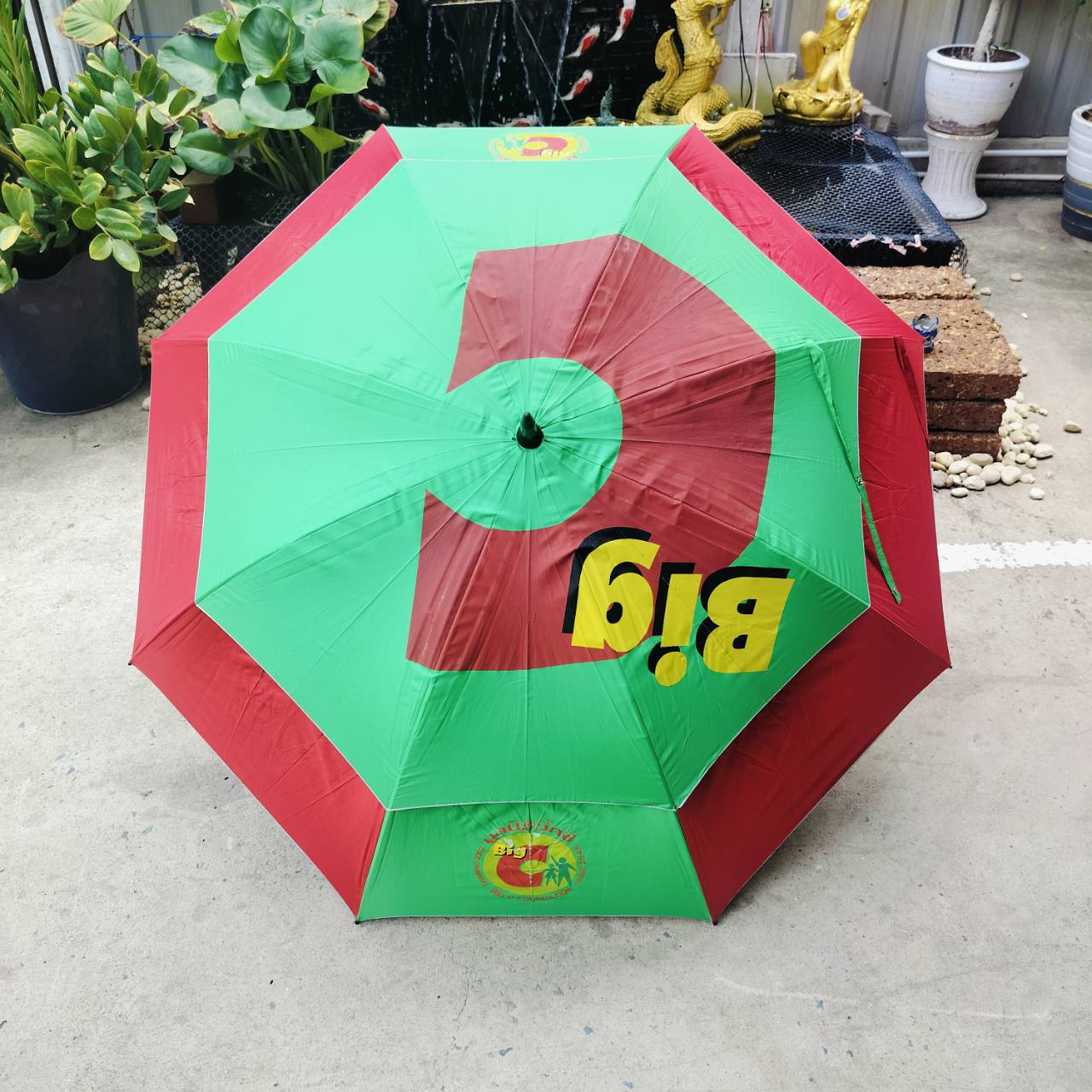 ร่มกอล์ฟ สองชั้น กัน UV BIG C มือสอง สภาพนางฟ้า พร้อมปลอกร่มอย่างดี กัน UV หนา ดีมากๆ ร่มกอล์ฟมือสอง ของแท้ BY NakaraLuxurious