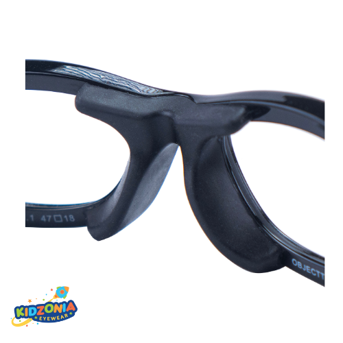 Progear Eyeguard แว่นกีฬาสำหรับเด็ก EG-1011 Col.1 Shiny Metallic Black แบบสายรัด อายุ 6-10 ปี
