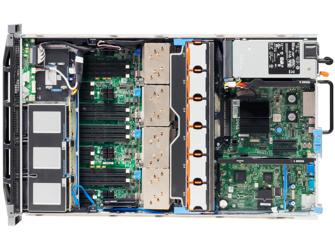 Dell PowerEdge R810 Cpu E7-4850 x4 40/80 core Ram 128 GB SAS 600 GB x4 Power 1100W x2