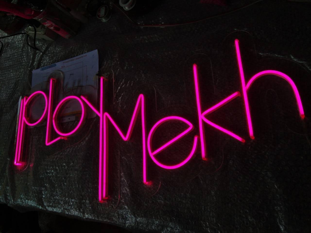 #ป้ายไฟนีออนดัดLED