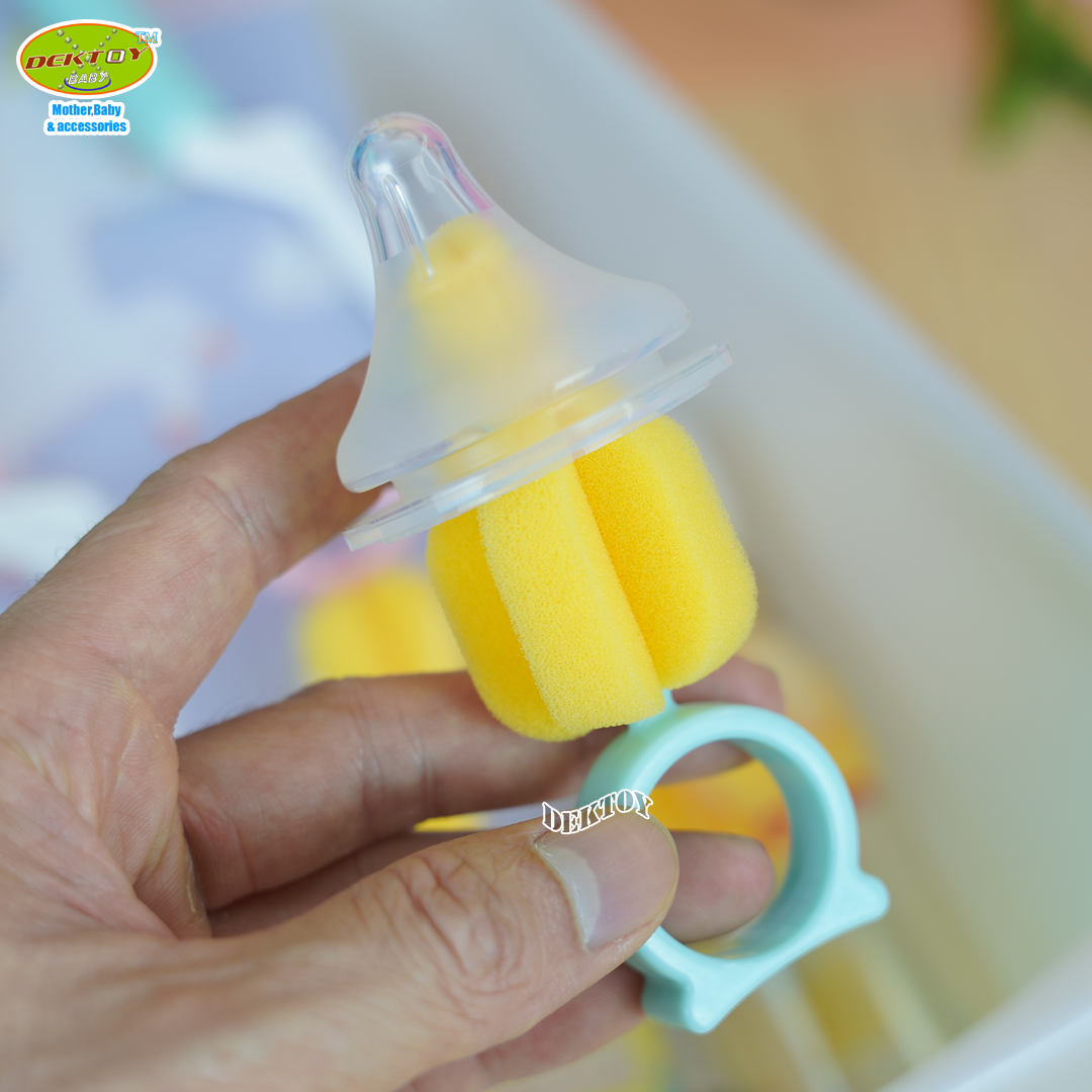 Gracekids เกรซคิดส์ แปรงล้างขวดนมฟองน้ำโคลเวอร์4442