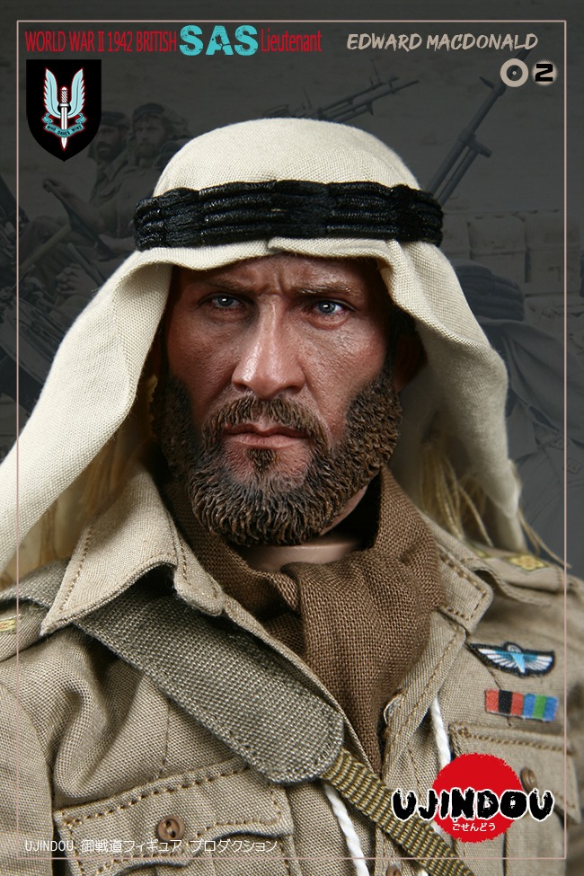 [สั่งจอง]UJINDOU U9002 1/6 WWII BRITISH SAS LIEUTENANT EDWARD MACDONALD 1942