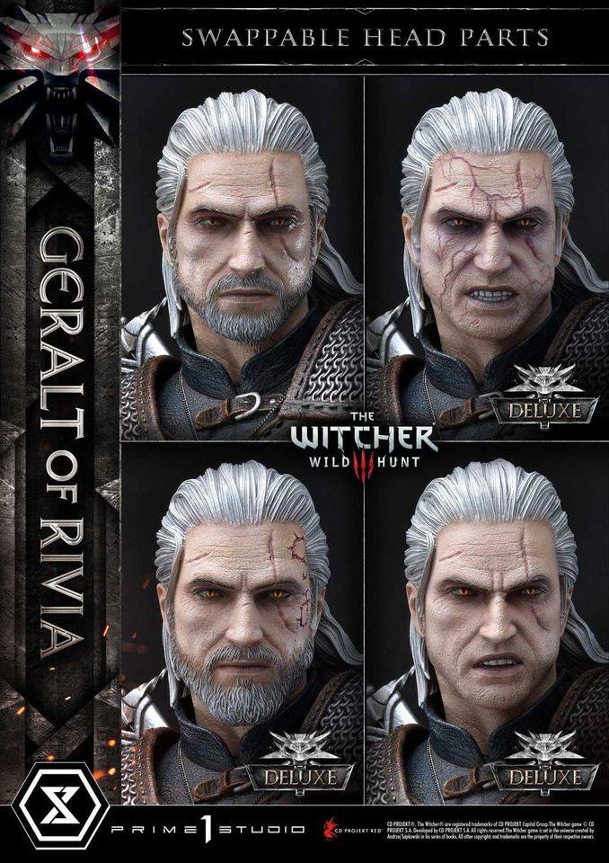 [สั่งจอง]Prime 1 Studio MMW3-01DX 1/3 scale Geralt of Rivia (The Witcher 3) Deluxe Version
