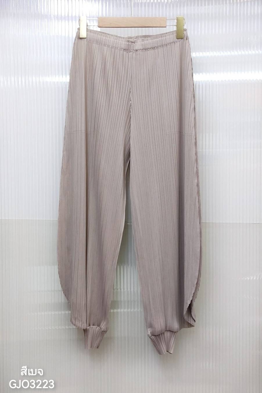 2MUAY รุ่น GJO3223 GENIE PLEATED PANTS กางเกงจินนี่ กางเกงพลีทคุณภาพ 10สี FREE SIZE
