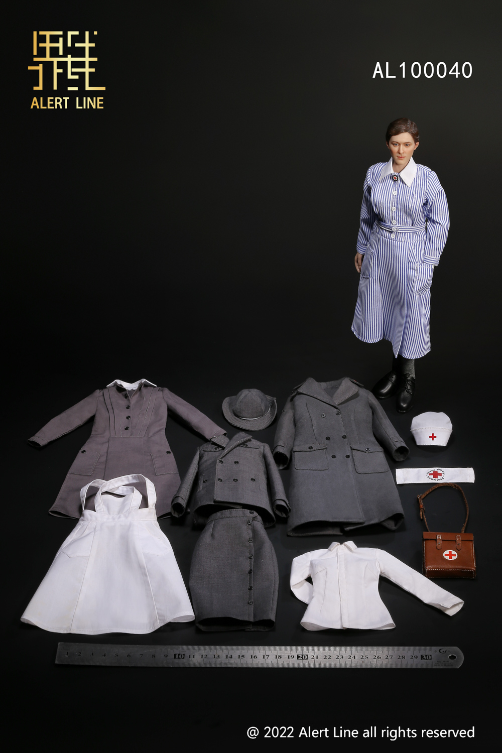 [พร้อมส่ง] Alert Line AL100040 1/6 : WWII German Female Nurse