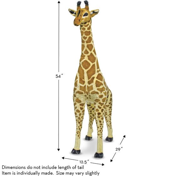 Melissa & Doug Stuffed Animal - Giraffe Plush ตุ๊กตายีราฟ ใหญ่จริง สูง 4 ฟุต กอดฟินเหมือนจริง