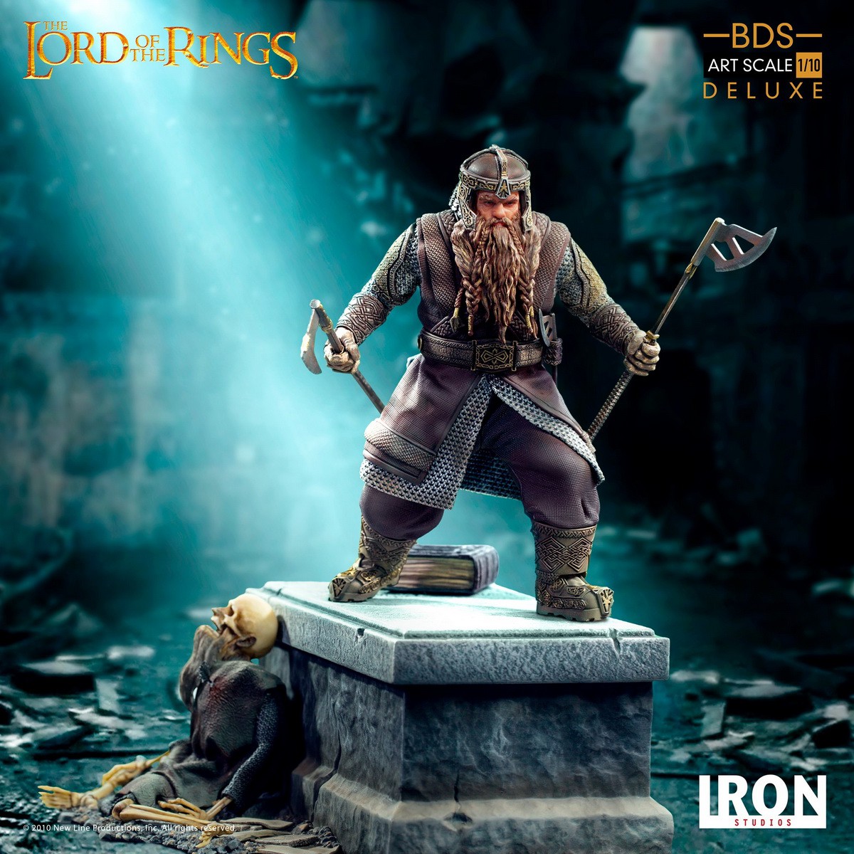 [สั่งจอง]Iron Studios Deluxe BDS Art Scale 1/10 - Lord of the Rings : Gimli