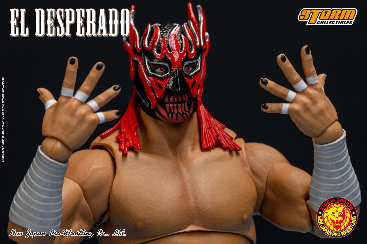 [สั่งจอง]Storm Toys NJED01 1/12 : EL DESPERADO (Red Mask Version) New Japan Pro Wrestling