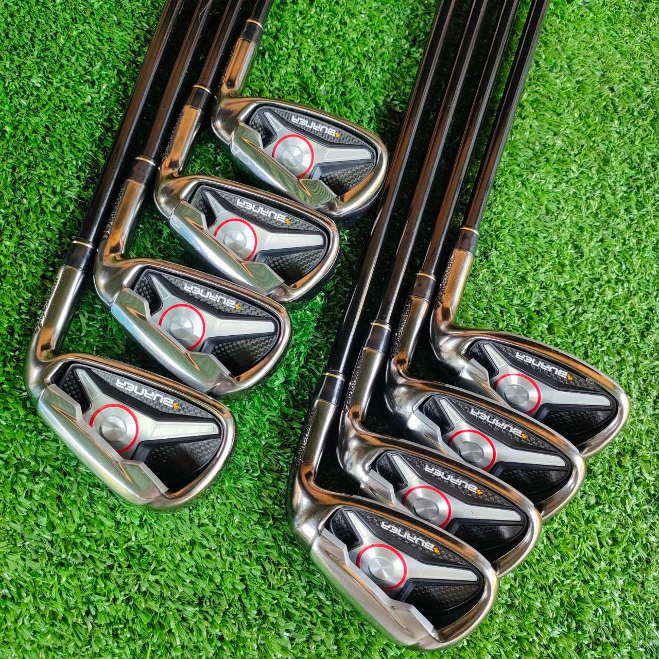 ชุดเหล็ก TAYLORMADE BURNER มีเหล็ก 5-9 เเละ PW AW SW ครบชุด สวยๆ ก้าน BURNER RE*AX SUPERFAST FLEX R เหล็กตีง่าย ตีไกล และตีมันส์อีกรุ่น ไม้กอล์ฟพรีเมี่ยมมือสอง ของแท้ By NakaraLuxurious