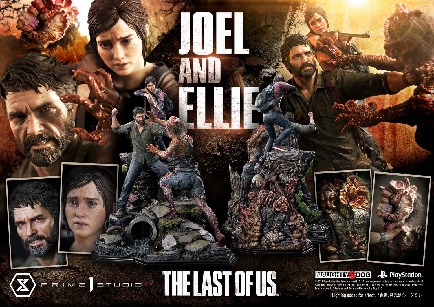 [สั่งจอง]Prime 1 Studio 1/4 : Joel ＆ Ellie (The Last of Us Part 1)