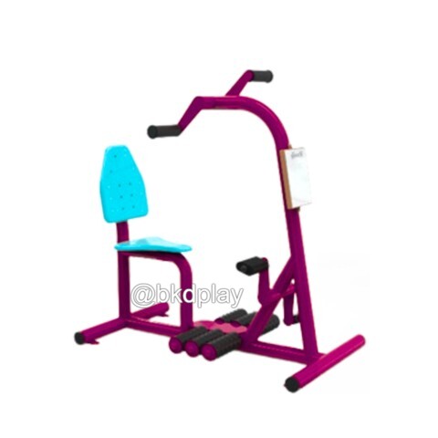 เครื่องออกกำลังกายกลางแจ้งผู้ใหญ่,บริหารขาปั่น-มือปั่น-นวดฝ่าเท้า ,ลานกีฬาอเนกประสงค์ ,สวนสาธารณะ ,เทศบาล ,หมู่บ้าน ,ผลิตในไทย ,สั่งทำตามสีที่ต้องการได้ ขนาด 60x120x90 ซม.