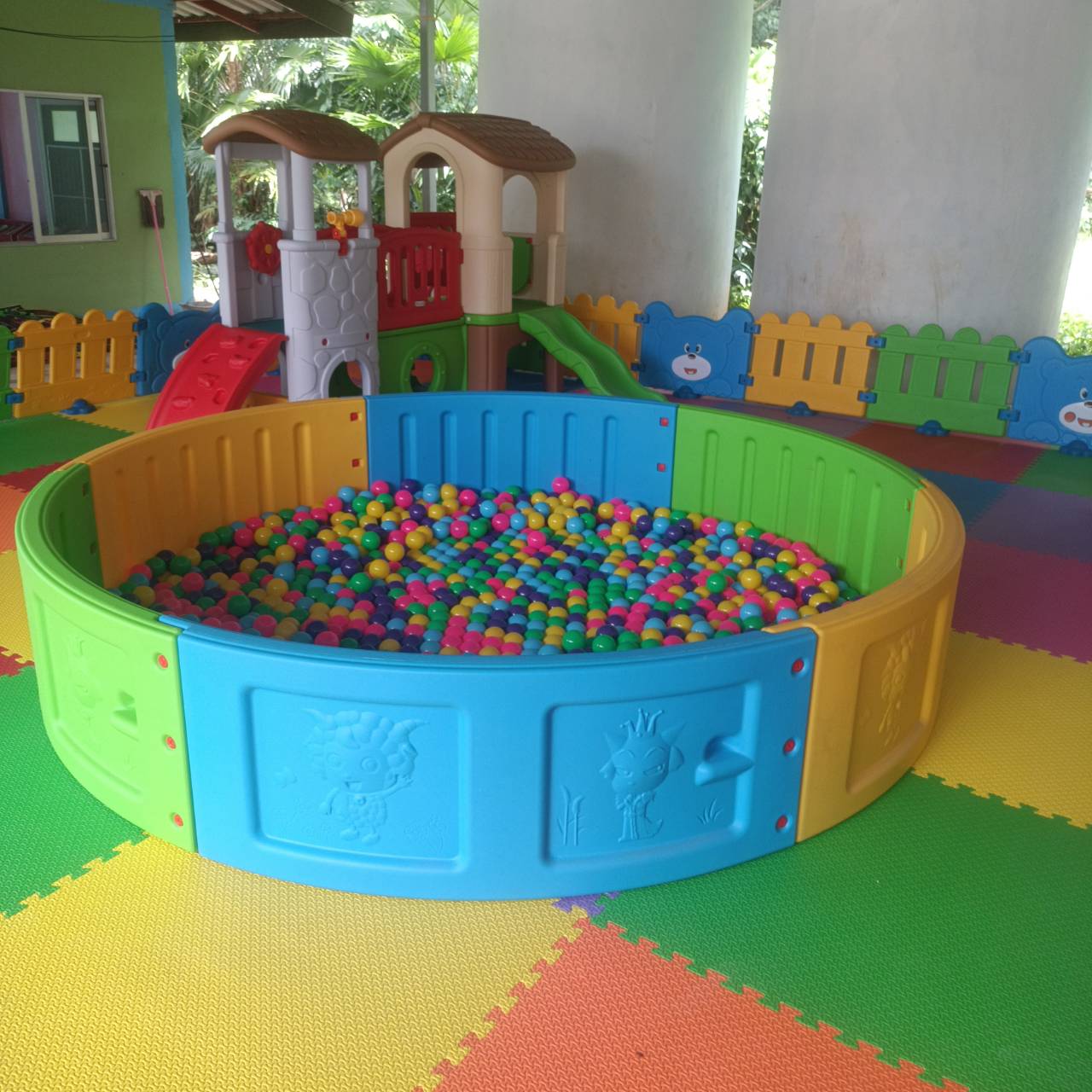 บ่อบอลกลม ,บ่อบอลพลาสติก,คอกกั้น, รั้วกั้นเด็ก, พร้อมส่ง คิดค่าส่งตามจริง