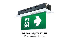 ป้ายทางออกฉุกเฉิน MAX BRIGHT รุ่น EXB 303 SVCE