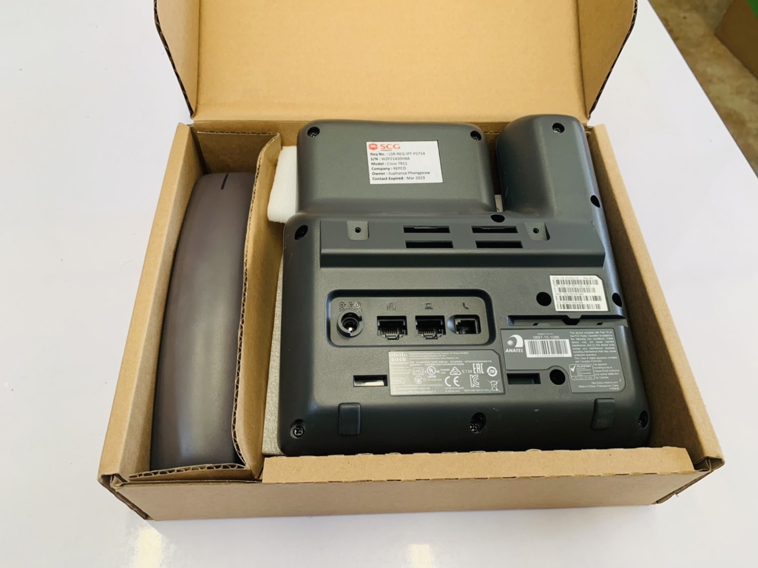 Cisco IP Phone 7811 (ราคานี้ไม่รวม Adapter)