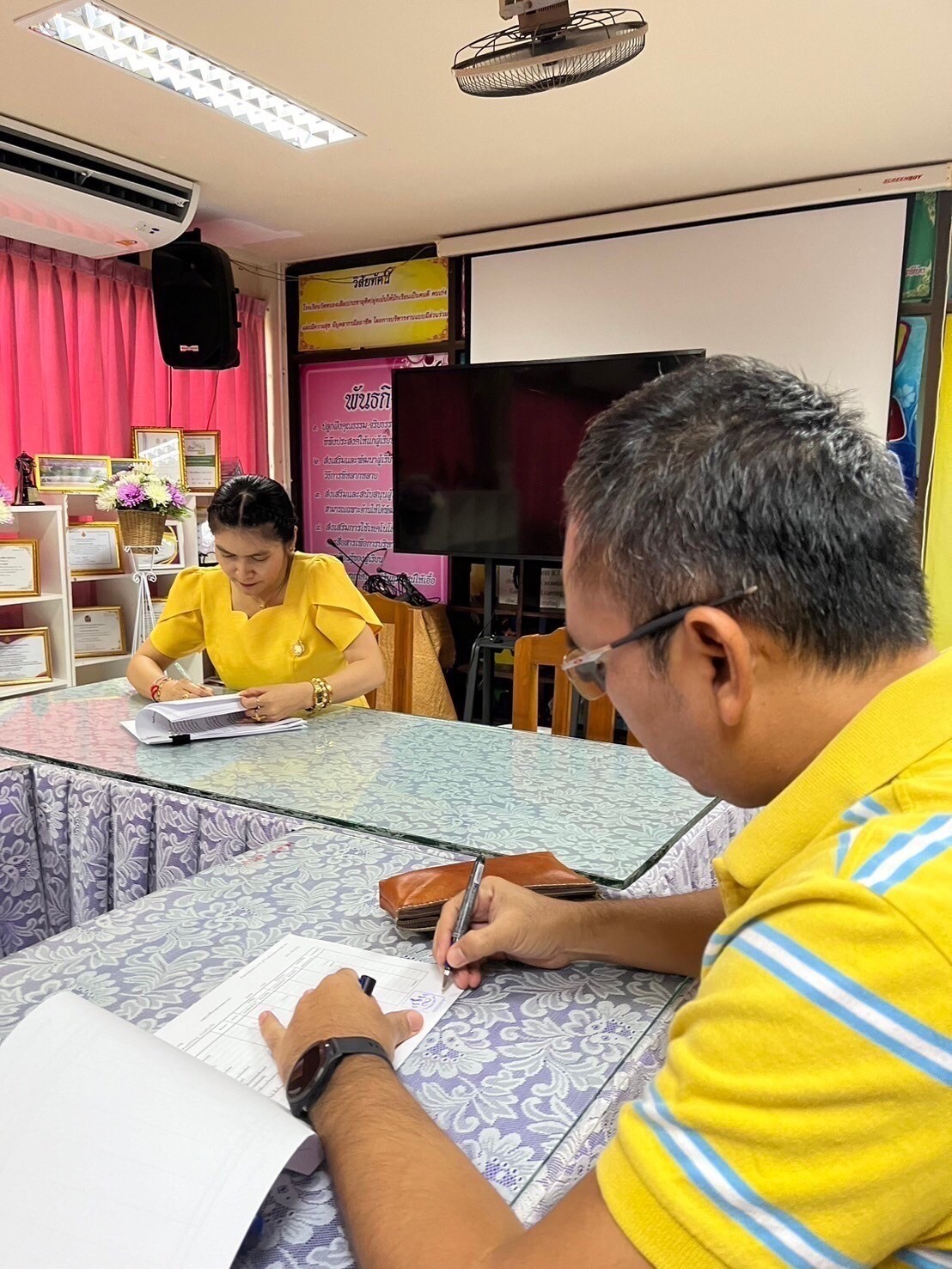 งานสร้างห้องน้ำ รร.วัดหนองเสือ อ.บ้านโป่งจ.ราชบุรี