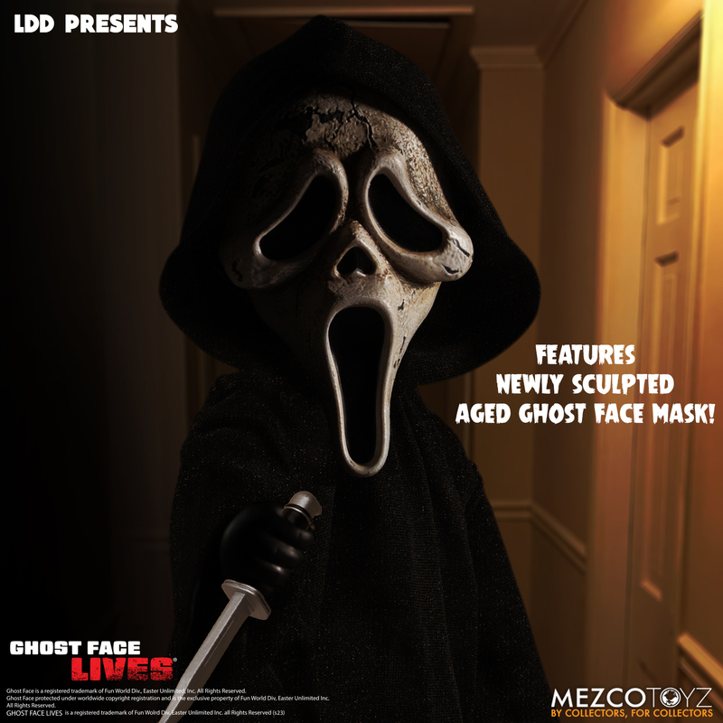 [สั่งจอง] Mezco toyz 10" LDD PRESENTS : Ghost Face - Zombie Edition
