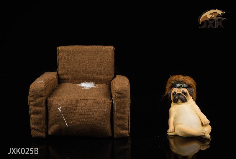 [สั่งจอง]JXK studio 1/6 JXK025A & JXK025B Pug with sofa and hair cover