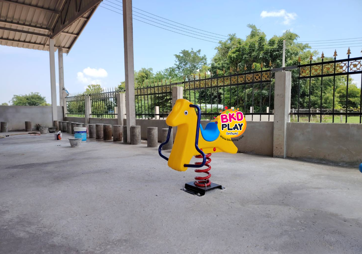 โยกเยกสปริงม้า,สปริงโยกเยก, เครื่องเล่นสนามกลางแจ้งง สินค้าพร้อมส่ง