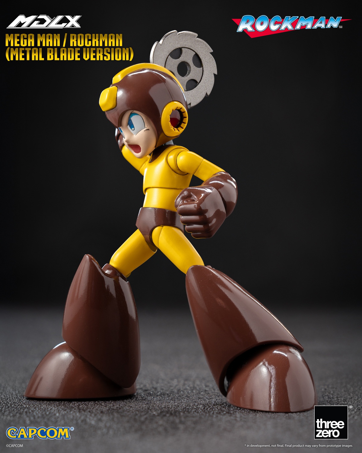 [พร้อมส่ง] Threezero 3Z05750A0 4" : MDLX - Mega Man / Rockman (Metal Blade Version)