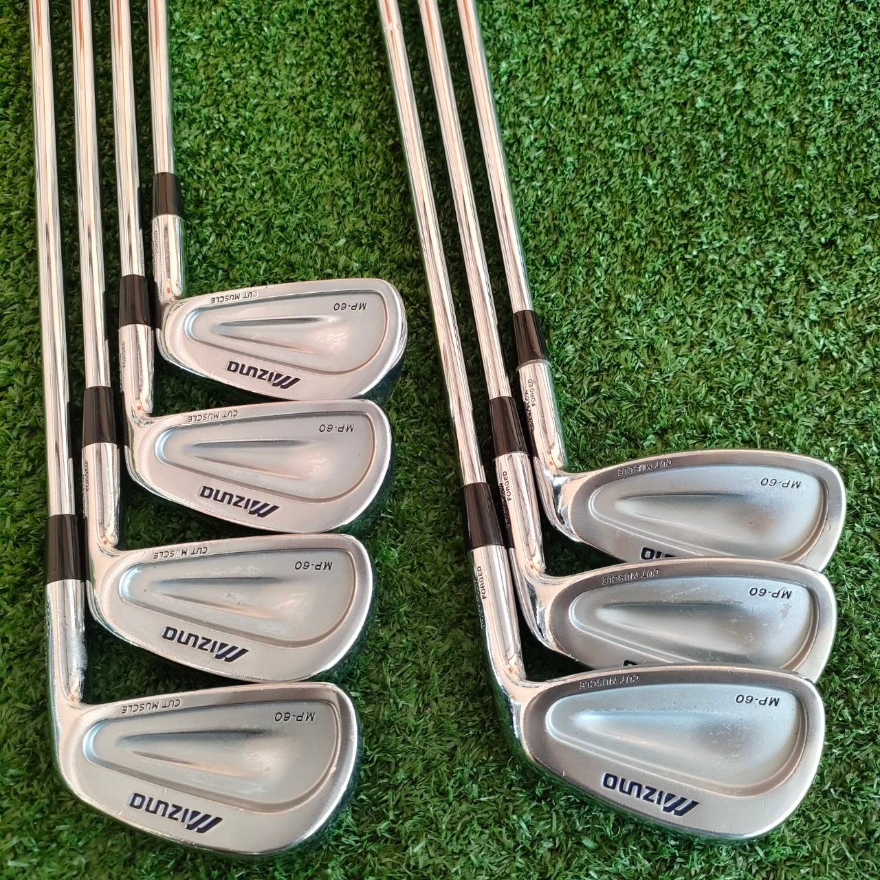 ชุดเหล็ก MIZUNO MP-60 มีเหล็ก 4-9 เเละ PW ก้าน N.S.PRO 950GH FLEX R Grain Flow Forging สุดยอดคุณภาพ ก้านเหล็กพรีเมี่ยมเบาแค่ 95 กรัม ไม้กอล์ฟมือสอง ของแท้ BY Nakara