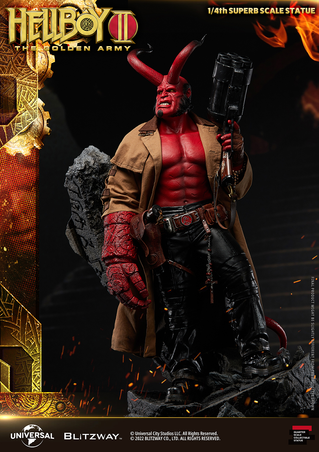 [สั่งจอง] Blitzway BW-SS-21301 1/4 : HELLBOY II - THE GOLDEN ARMY