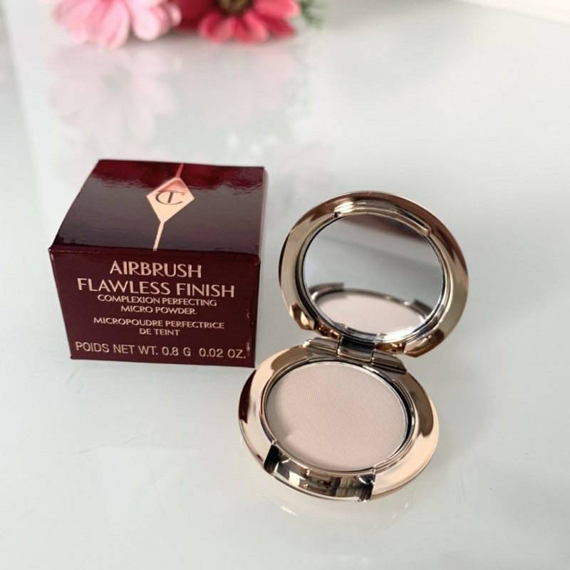 Charlotte Tilbury Airbrush Flawless Finish ขนาด Mini 0.8g แป้งฝุ่นอัดแข็ง