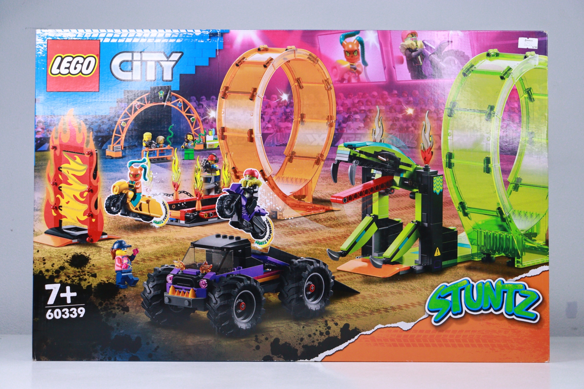 เลโก้ LEGO City 60339 Double Loop Stunt Arena