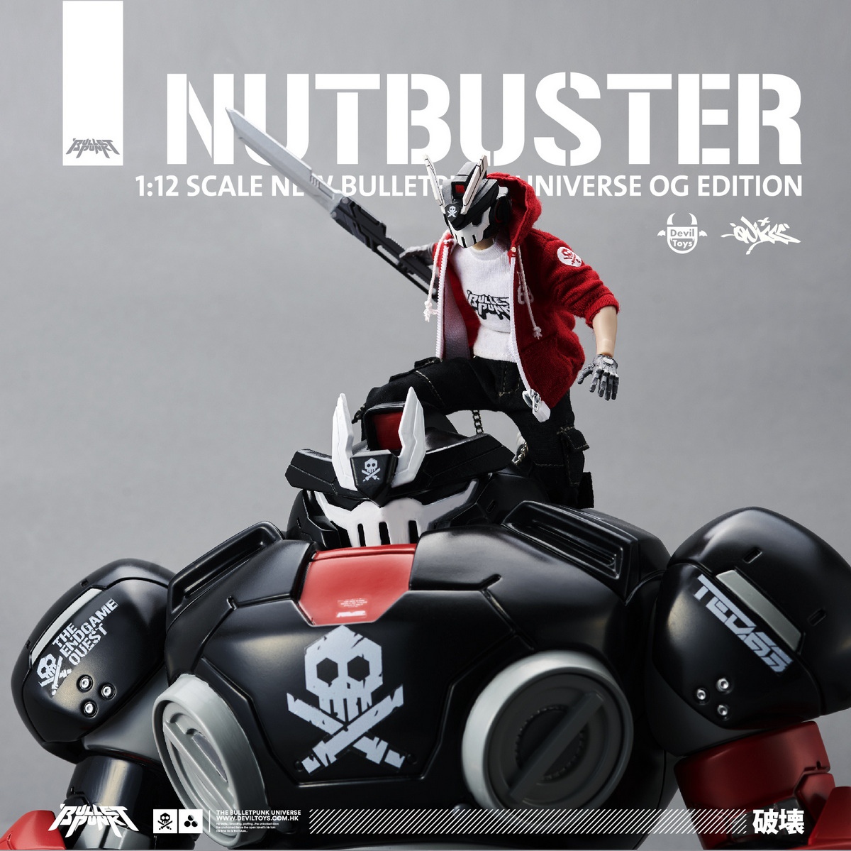 [สั่งจอง] Quiccs X Devil Toys 1/12 : NUTBUSTER TEQ 63