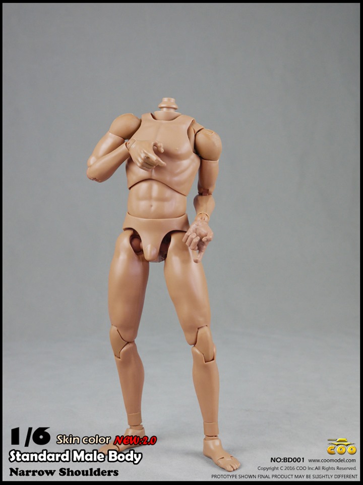 [พร้อมส่ง] COOMODEL 1/6 NEW:2.0 standard male Body NO:BD001 -บอดี้เปล่าสำหรับแอ็คชั่นฟิกเกอร์สเกล 1/6